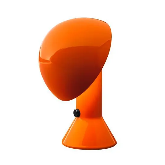 Sconto Martinelli Luce Elmetto - Lampada da tavolo, arancio