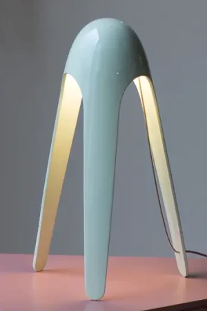 Martinelli Luce Cyborg lampada LED da tavolo, blu Pagamento Sicuro
