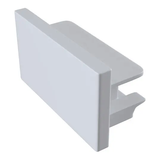 Testata binario monofase Track, bianco Spedizione Espresso