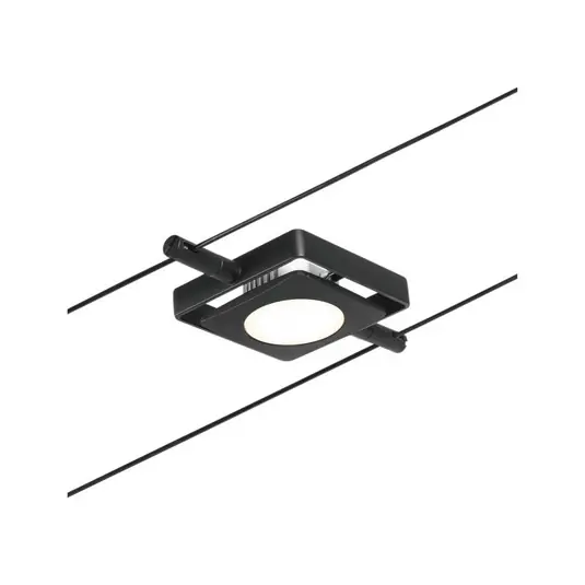 Paulmann Wire MacLED spot per sistema funi nero Promo Stagionale