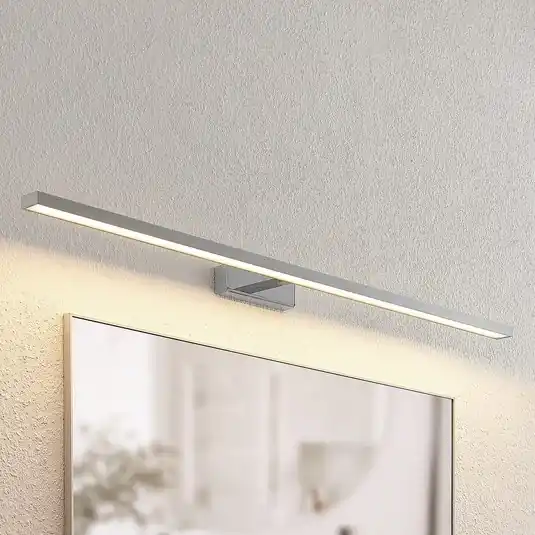A Buon Prezzo Lindby Luce per specchio a LED Jukka, 120 cm, cromo, metallo, IP44
