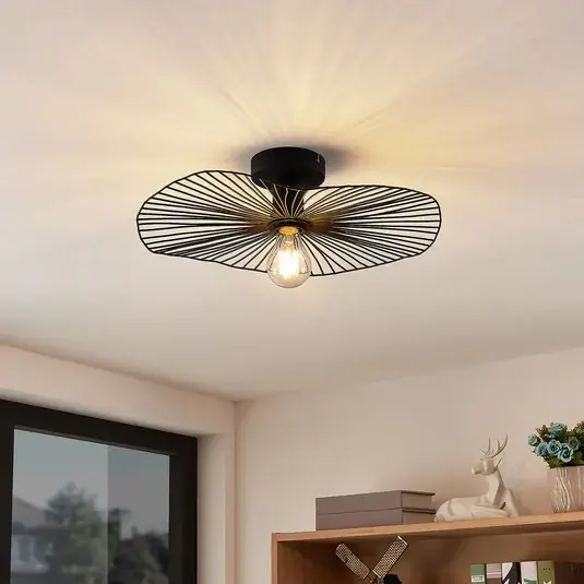 Promozione Esclusiva Lindby Ruota plafoniera di metallo