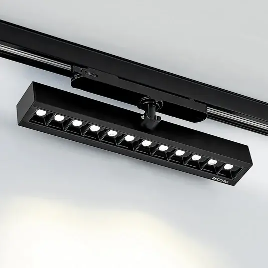 Ultime Pezzi Arcchio Millay Faretto a binario LED nero 4000K
