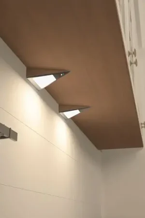 Prios Odia lampada LED per mobili, acciaio inox, a 2 luci. Promozione Esclusiva
