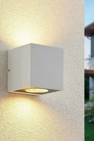 Arcchio Applique da esterno Tassnim, a 2 luci, bianco, GX53 Prezzo Conveniente