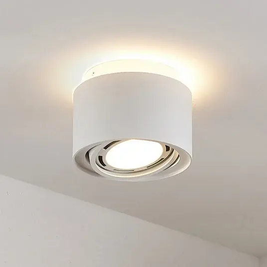 Soddisfatti O Rimborsati Arcchio plafoniera Walisa, Ø 15 cm, bianco, metallo, GU10