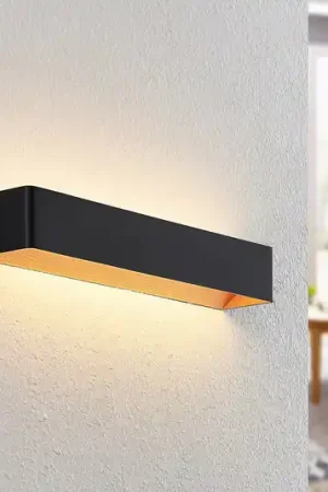Promozione Esclusiva Arcchio Applique a LED Karam, 53 cm, nero, metallo, up/down