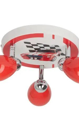 Plafoniera LED Racing, 3 luci Pagamento Sicuro
