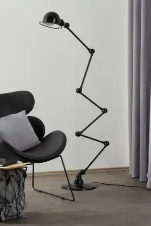 Jieldé Loft D9406 lampada da terra 6x40 cm, nera Saldi
