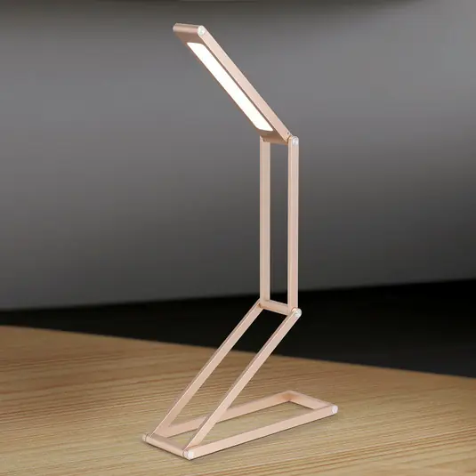 Lampada da tavolo ricaricabile Falto LED, colore oro, alluminio, regolabile Direttamente Dal Produttore