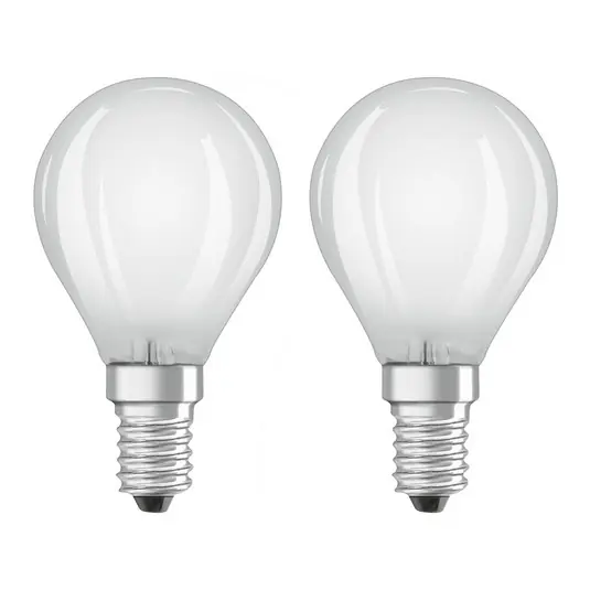 OSRAM LED goccia E14 4W bianco caldo 2x Nuovo Arrivo