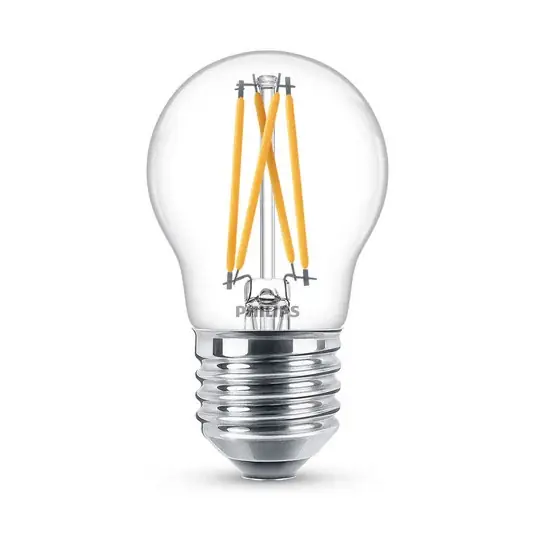 A Buon Prezzo Lampadina LED Philips WarmGlow E27 P45 2,5W trasparente