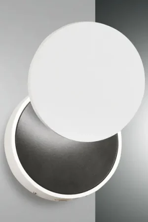 Applique LED Ara con spot di lettura, nero-bianco Più Venduto
