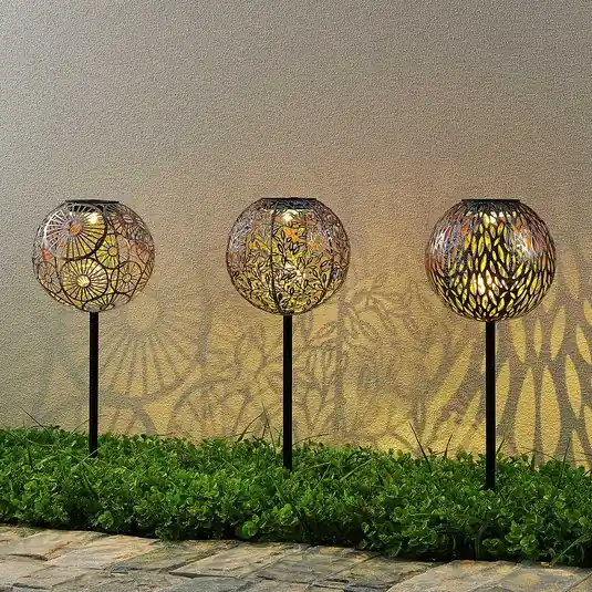 Lindby Vilani lampada LED solare in set da 3x Prezzo Conveniente
