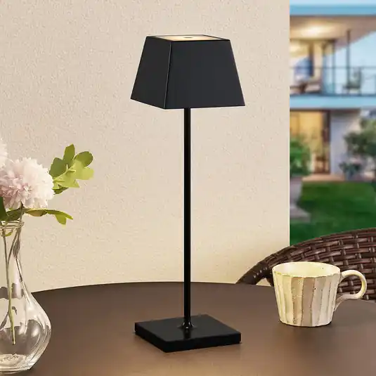 Lucande Patini lampada LED da tavoli esterni, nero Subito Disponibile
