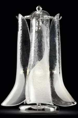 Lampada da tavolo Tulipani con vetro di Murano Ordina Subito