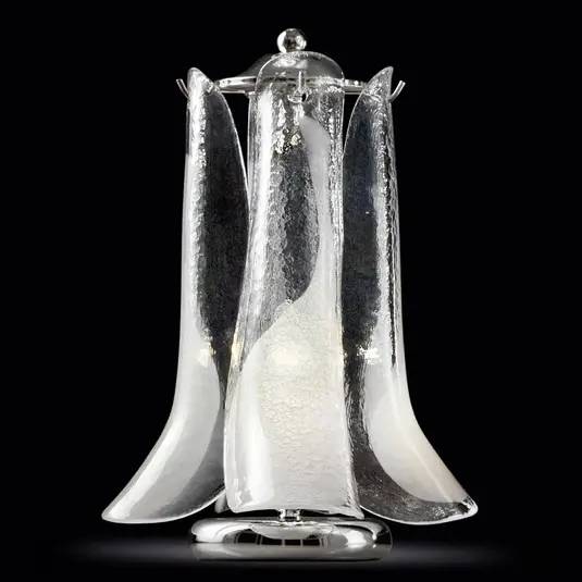 Lampada da tavolo Tulipani con vetro di Murano Ordina Subito