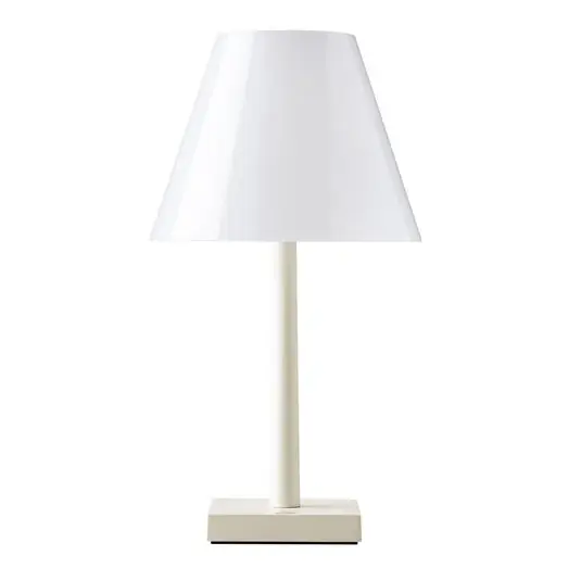 Prezzo Conveniente Rotaliana Dina+ T1 Lampada da tavolo ricaricabile a LED crema