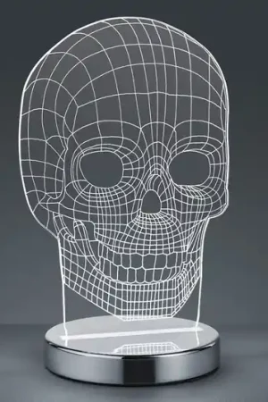 Compra Online Lampada da tavolo LED Skull, cambio colore di luce