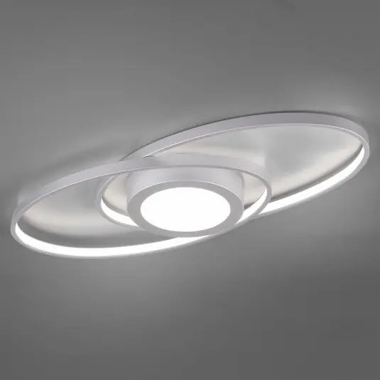 Plafoniera LED Galaxy, dimming, color titanio Direttamente Dal Produttore
