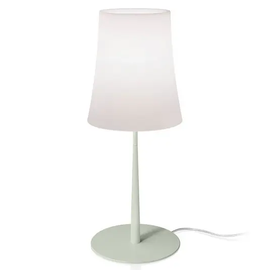 Non Perdere Foscarini Birdie Easy Grande lampada da tavolo verde salvia