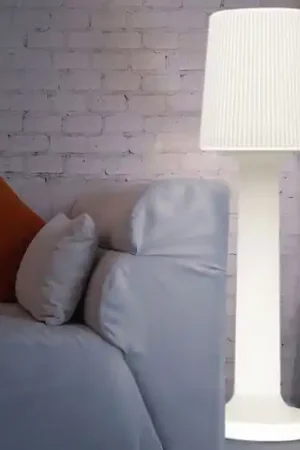 Lampada da terra Newgarden Carmen altezza 110 cm bianco freddo Prezzo Scontato