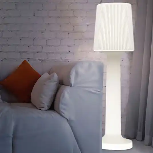 Lampada da terra Newgarden Carmen altezza 110 cm bianco freddo Prezzo Scontato
