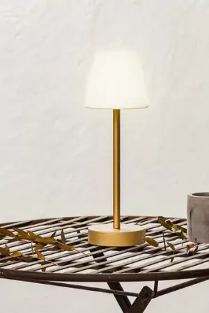 Compra Adesso Newgarden Lola Slim LED da tavolo accu, ottone