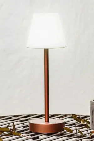 Compra Online Newgarden Lola Slim LED da tavolo accu, oro rosé