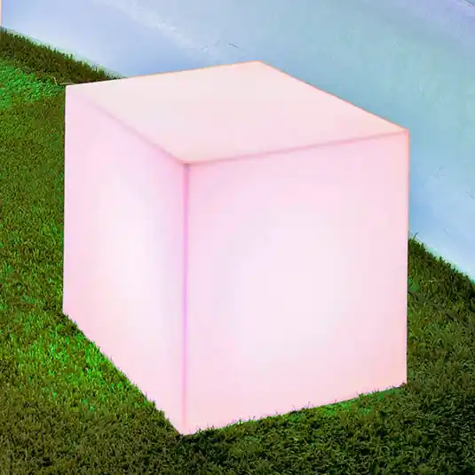 Occasione Lampada solare Newgarden Cubo, altezza 43 cm