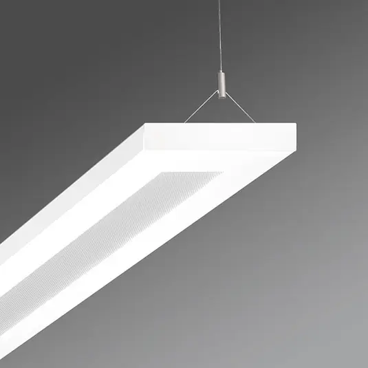 Lampada sospensione Stail microprismi 52W bianco Soddisfatti O Rimborsati