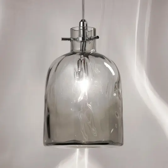 Lampada a sospensione di design Bossa Nova grigio fumo Non Perdere