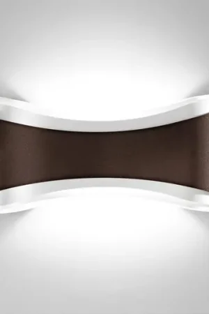 Prezzo Scontato Applique LED Ionica di acciaio, bronzo