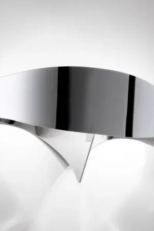 Di Tendenza Applique LED Scudo in ottica cromo
