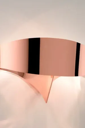 Applique LED Scudo di acciaio, rame Economico