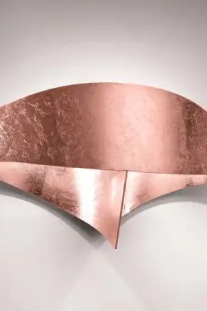 Applique LED Scudo di acciaio, rame in foglia Affare