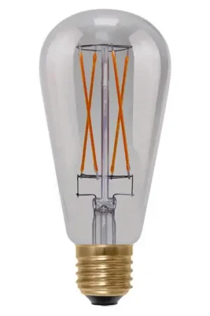 Nuova Collezione SEGULA LED rustica E27 5W Long Style grigio