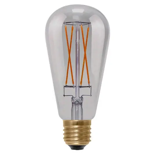 Nuova Collezione SEGULA LED rustica E27 5W Long Style grigio