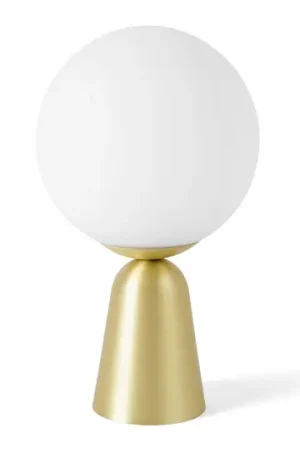 Popolare Lampada da tavolo Lunar con base oro, Ø 20 cm