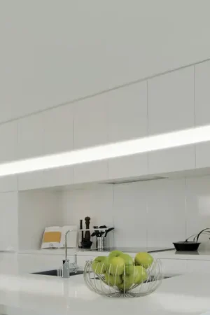 Offerta Lampada a sospensione Pirgos LED, lunghezza 100 cm, dimmerabile, bianco