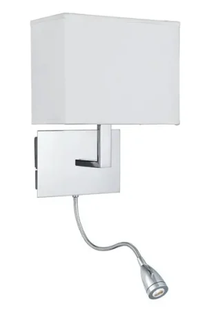 A Buon Prezzo Applique 6519 con lampada a LED da lettura, cromo