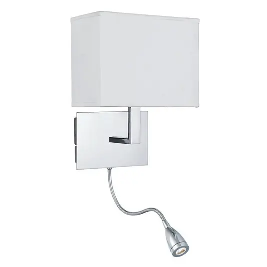 A Buon Prezzo Applique 6519 con lampada a LED da lettura, cromo