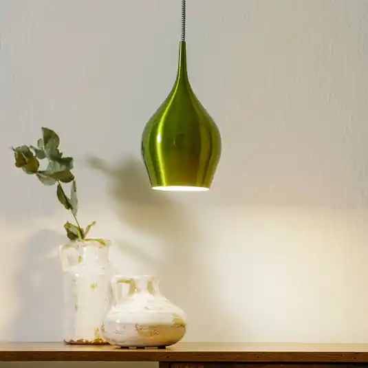 Lampada sospensione Vibrant Ø 12cm, verde Compra Adesso