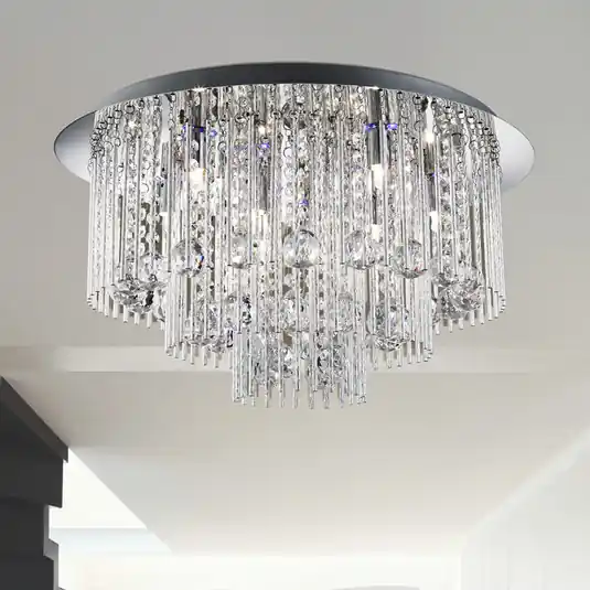 Plafoniera Beatrix Crystal con telecomando Occasione