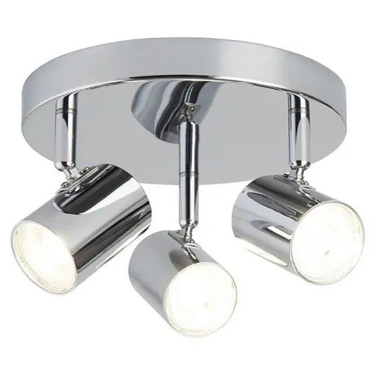 Offerta Speciale Plafoniera LED Rollo, 3 luci, cromo
