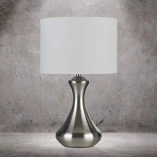 Consegna Rapida Lampada da tavolo Touch 2750, argento satinato
