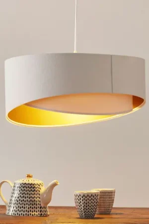 Lampada a sospensione bicolore Chloe in look stratificato Super Prezzo