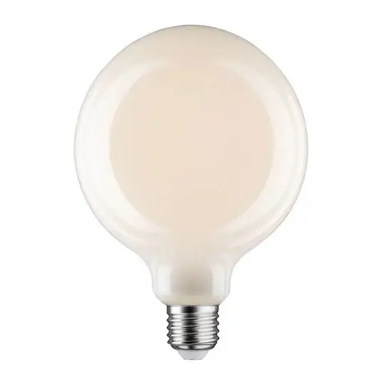 Più Venduto Lampada LED in vetro E27 6W G125 Fil 2.700K opale dimmerabile