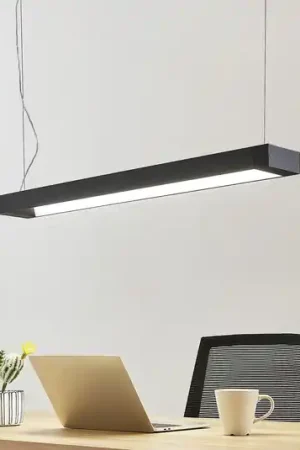 Affare Lampada LED a sospensione Cuna, 92 cm, nero, metallo