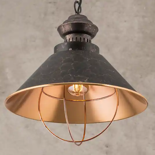 Ultima Occasione Lampada a sospensione Shanta rustica, a una luce